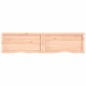 vidaXL Encimera de baño madera maciza sin tratar 160x40x(2-6) cm vidaXL Encimera de baño madera maciza sin tratar 160x40x(2-6) cm