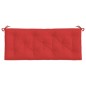 vidaXL Cojines de banco de jardín 2 uds tela Oxford rojo 120x50x7 cm vidaXL Cojines de banco de jardín 2 uds tela Oxford rojo 120x50x7 cm