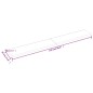 vidaXL Encimera de baño madera maciza sin tratar 220x30x(2-4) cm vidaXL Encimera de baño madera maciza sin tratar 220x30x(2-4) cm