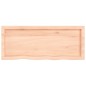 vidaXL Encimera de baño madera maciza sin tratar 100x40x(2-6) cm vidaXL Encimera de baño madera maciza sin tratar 100x40x(2-6) cm
