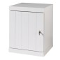 Vipack Mesita de noche Robin con puerta madera blanco Vipack Mesita de noche Robin con puerta madera blanco