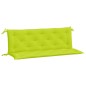 vidaXL Cojines de banco de jardín 2 uds verde brillante 150x50x7 cm vidaXL Cojines de banco de jardín 2 uds verde brillante 150x50x7 cm