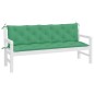 vidaXL Cojines de banco de jardín 2 uds tela Oxford verde 180x50x7 cm vidaXL Cojines de banco de jardín 2 uds tela Oxford verde 180x50x7 cm