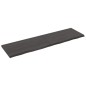 vidaXL Encimera baño madera maciza tratada gris oscuro 180x50x(2-4) cm vidaXL Encimera baño madera maciza tratada gris oscuro 180x50x(2-4) cm