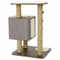 Jack and Vanilla Casa rascador para gatos Molly gris 56x56x86 cm Jack and Vanilla Casa rascador para gatos Molly gris 56x56x86 cm