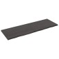 vidaXL Encimera baño madera maciza tratada gris oscuro 180x60x(2-4) cm vidaXL Encimera baño madera maciza tratada gris oscuro 180x60x(2-4) cm