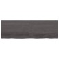 vidaXL Encimera baño madera maciza tratada gris oscuro 180x60x(2-4) cm vidaXL Encimera baño madera maciza tratada gris oscuro 180x60x(2-4) cm