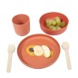 Bo Jungle Vajilla para bebé de 5 piezas CPLA color terracota Bo Jungle Vajilla para bebé de 5 piezas CPLA color terracota