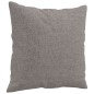 vidaXL Sofá de 3 plazas con cojines tela gris taupe 180 cm vidaXL Sofá de 3 plazas con cojines tela gris taupe 180 cm
