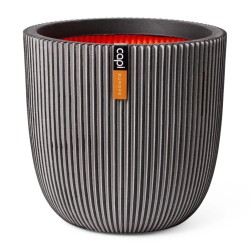 Capi Macetero Groove gris antracita 35x34 cm