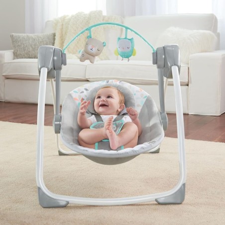 Ingenuity Hamaca columpio para bebés Comfort 2 Go Fanciful Forest
