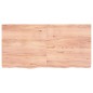vidaXL Encimera baño madera maciza tratada marrón claro 120x60x(2-6)cm vidaXL Encimera baño madera maciza tratada marrón claro 120x60x(2-6)cm