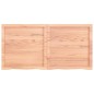 vidaXL Encimera baño madera maciza tratada marrón claro 120x60x(2-6)cm vidaXL Encimera baño madera maciza tratada marrón claro 120x60x(2-6)cm