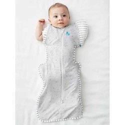 Love to Dream Saco de bebé Swaddle Up Transition Bag Lite gris L