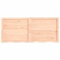 vidaXL Encimera de baño madera maciza sin tratar 140x60x(2-4) cm vidaXL Encimera de baño madera maciza sin tratar 140x60x(2-4) cm