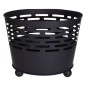 ProGarden Cubo para leña negro 45x35 cm ProGarden Cubo para leña negro 45x35 cm