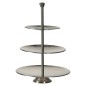 Excellent Houseware Bandeja para servir 3 niveles acero inox 36, 5cm Excellent Houseware Bandeja para servir 3 niveles acero inox 36, 5cm