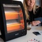 Mestic Calefactor de pie MQK-200 cuarzo 800 W Mestic Calefactor de pie MQK-200 cuarzo 800 W