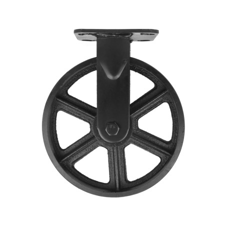 Mac Lean Rueda giratoria fija 200 mm negro