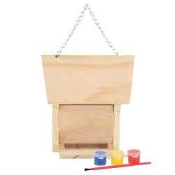 Esschert Design Comedero para pájaros para pintar