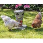 Beeztees Torre de alimentación para pollos gris 30x30x36 cm Beeztees Torre de alimentación para pollos gris 30x30x36 cm