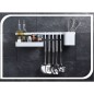 Excellent Houseware Soporte para utensilios de cocina 8 piezas negro Excellent Houseware Soporte para utensilios de cocina 8 piezas negro