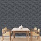DUTCH WALLCOVERINGS Papel pintado Onyx gris antracita y dorado DUTCH WALLCOVERINGS Papel pintado Onyx gris antracita y dorado