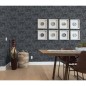 DUTCH WALLCOVERINGS Papel pintado Onyx gris antracita y dorado DUTCH WALLCOVERINGS Papel pintado Onyx gris antracita y dorado