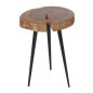 Rousseau Mesa auxiliar Jimi 1 bloque de madera Rousseau Mesa auxiliar Jimi 1 bloque de madera