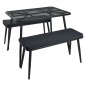 ProGarden Set de muebles de jardín gris oscuro ProGarden Set de muebles de jardín gris oscuro