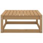 vidaXL Set de muebles de jardín 2 pzas cojines madera pino marrón miel vidaXL Set de muebles de jardín 2 pzas cojines madera pino marrón miel