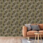 DUTCH WALLCOVERINGS Papel pintado Palm Trees dorado y negro DUTCH WALLCOVERINGS Papel pintado Palm Trees dorado y negro