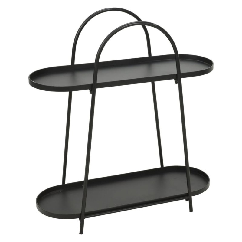 ProGarden Soporte para plantas negro mate 70x25x76 cm ProGarden Soporte para plantas negro mate 70x25x76 cm
