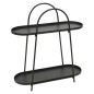 ProGarden Soporte para plantas negro mate 70x25x76 cm ProGarden Soporte para plantas negro mate 70x25x76 cm