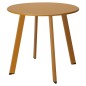 ProGarden Mesa auxiliar amarillo mostaza mate 50x45 cm ProGarden Mesa auxiliar amarillo mostaza mate 50x45 cm