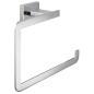 Kleine Wolke Toallero de aro Meo plateado Kleine Wolke Toallero de aro Meo plateado