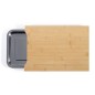 Livoo Tabla de cortar con cajón de almacenamiento madera beige Livoo Tabla de cortar con cajón de almacenamiento madera beige