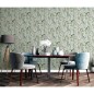 DUTCH WALLCOVERINGS Papel pintado Flamingo verde menta