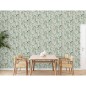 DUTCH WALLCOVERINGS Papel pintado Flamingo verde menta
