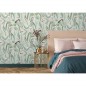 DUTCH WALLCOVERINGS Papel pintado Flamingo verde menta