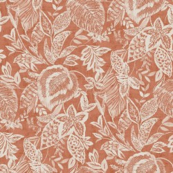 DUTCH WALLCOVERINGS Papel pintado Mae naranja y beige