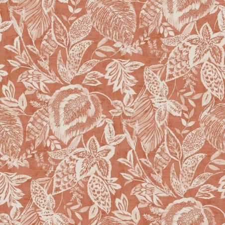 DUTCH WALLCOVERINGS Papel pintado Mae naranja y beige