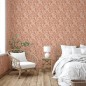 DUTCH WALLCOVERINGS Papel pintado Mae naranja y beige DUTCH WALLCOVERINGS Papel pintado Mae naranja y beige
