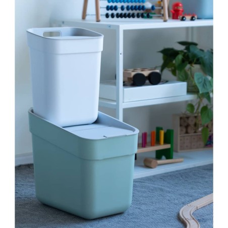 Curver Cubo de basura Ready to Collect verde menta 20 L 