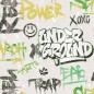 Noordwand Papel pintado Friends&Coffee Graffity Print gris y verde Noordwand Papel pintado Friends&Coffee Graffity Print gris y verde