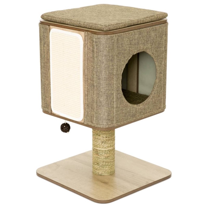 Jack and Vanilla Rascador para gatos soporte Molly 42x42x67 cm marrón Jack and Vanilla Rascador para gatos soporte Molly 42x42x67 cm marrón