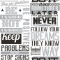 Noordwand Papel pintado Friends&Coffee Words and Letters negro blanco Noordwand Papel pintado Friends&Coffee Words and Letters negro blanco