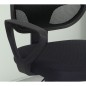 Rousseau Silla de oficina Hippa de poliéster negro Rousseau Silla de oficina Hippa de poliéster negro
