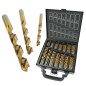 Brüder Mannesmann Juego de brocas HSS 99 piezas titanio Brüder Mannesmann Juego de brocas HSS 99 piezas titanio