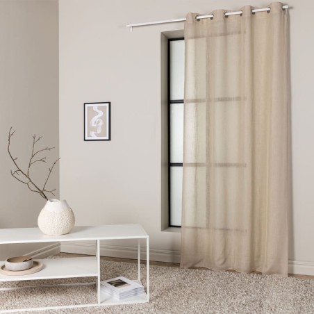 Venture Home Cortina Kaya poliéster beige 240x140 cm